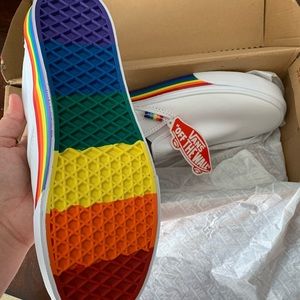 NWT - PRIDE Vans Slip On Skate Shoe - 9.5 M / 11 W